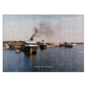 Ludington Ferries cutting board