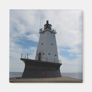 Ludington Michigan Lighthouse magnet
