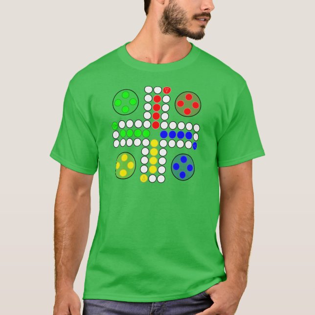 Ludo Classic Board Game T-Shirt (Front)
