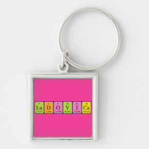 Ludovica periodic table name keyring