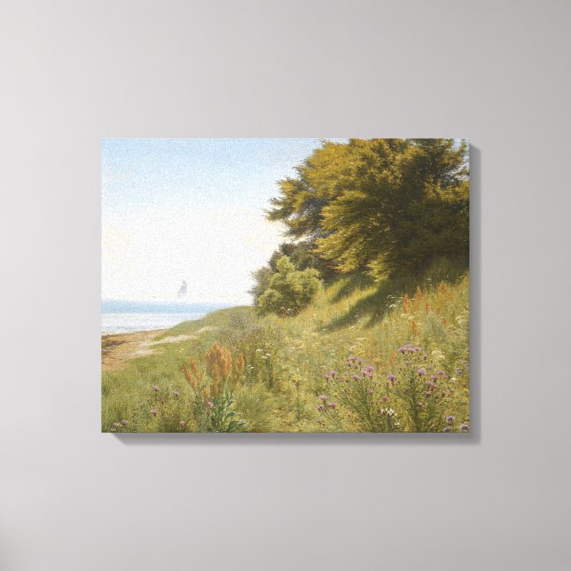 Ludvig Kabell - Summer day at the sea Canvas Print (Front)