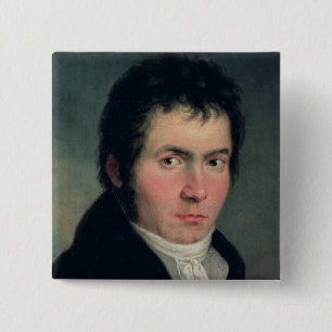 Ludwig van Beethoven , 1804 15 Cm Square Badge