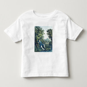 Ludwig van Beethoven by a River (coloured engravin Toddler T-Shirt