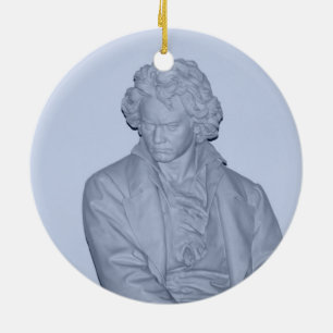 Ludwig Van Beethoven Ceramic Tree Decoration