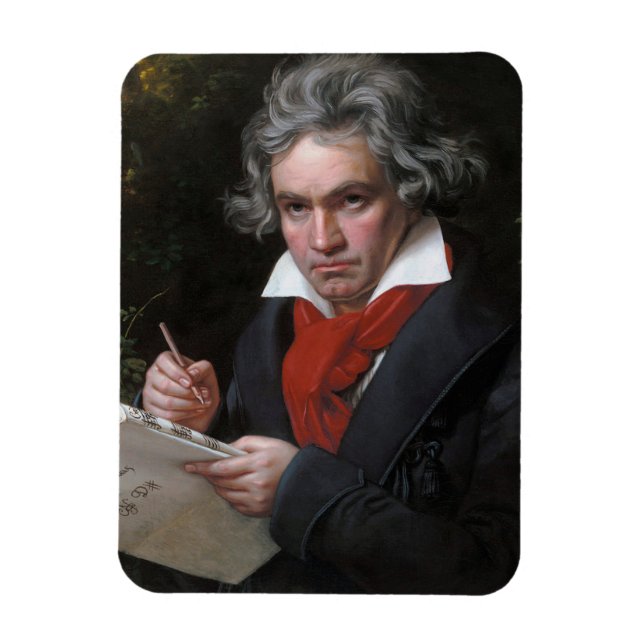 Ludwig van Beethoven composing Missa Solemnis Magnet (Vertical)