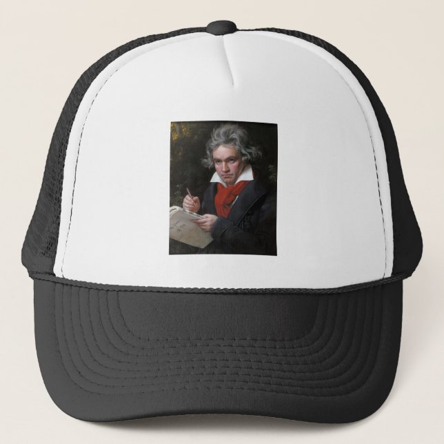 Ludwig van Beethoven composing Missa Solemnis Trucker Hat (Front)