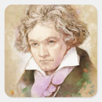 Ludwig van Beethoven im Aquarell Stil