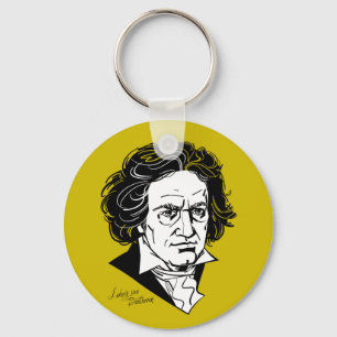 Ludwig van Beethoven Key Ring