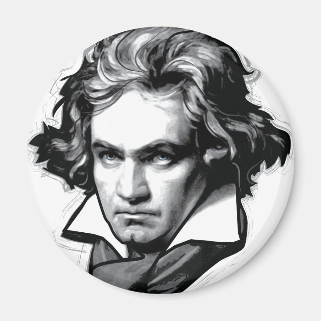 Ludwig van Beethoven Magnet (Front)