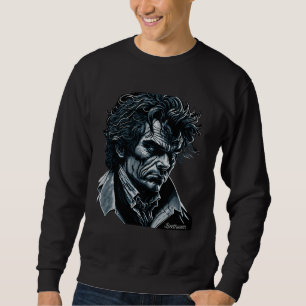 Ludwig van Beethoven Portrait Classical Music Pian Sweatshirt
