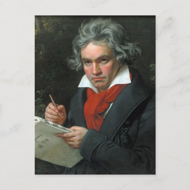 Ludwig van Beethoven Portrait Postcard (Front)