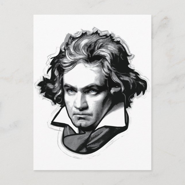 Ludwig van Beethoven Postcard (Front)