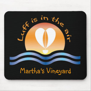 Luffers Sunset_Luff in the air_Martha's Vineyard Mouse Pad