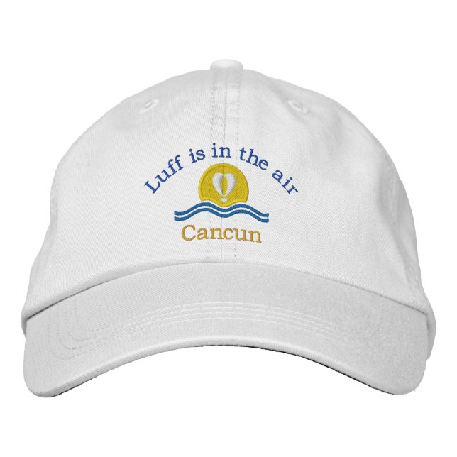 Luffers Sunset_Luff is in the air Cancun Embroidered Hat (Front)