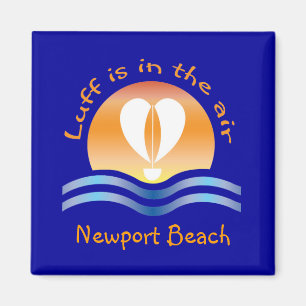 Luffers Sunset_Luff is in the air Newport Beach Magnet