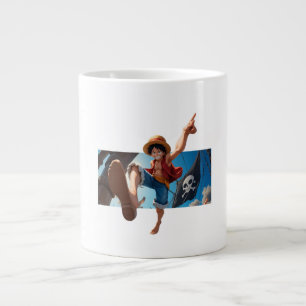 Luffy and the Pirate Large Coffee Mug