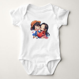 Luffy & Boa Hancock Anime Bodysuit