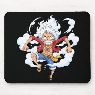 Luffy Gear 5 Chibi Anime Mousepad