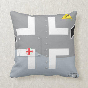 LUFTWAFFE FIGHTER WWII CUSHION