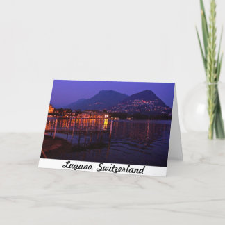 Lugano, Switzerland 5x7 Greeting Card