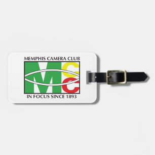 Luggage Classic Logo Tag w/ leather strap