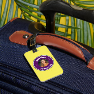 Luggage T - Custom Personalised (add name & photo) Luggage Tag