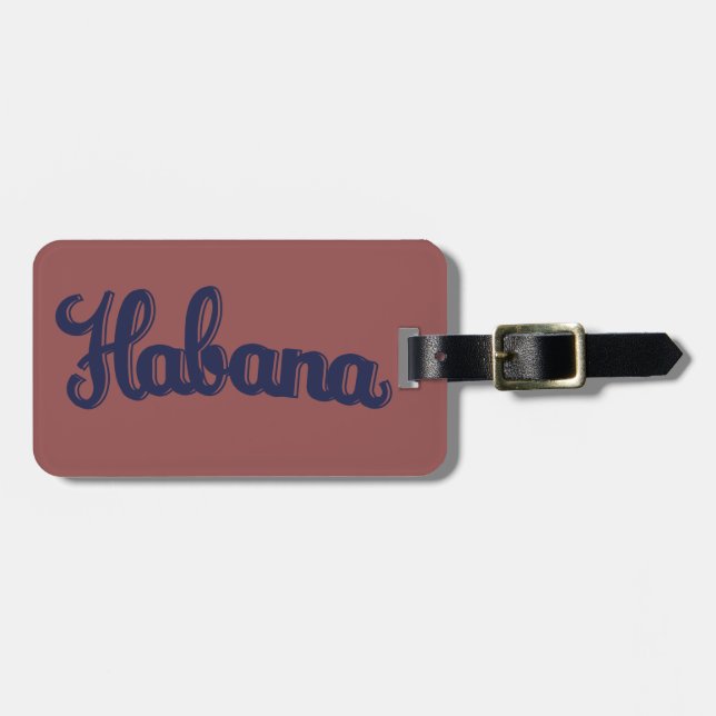 Luggage Tag (Front Horizontal)