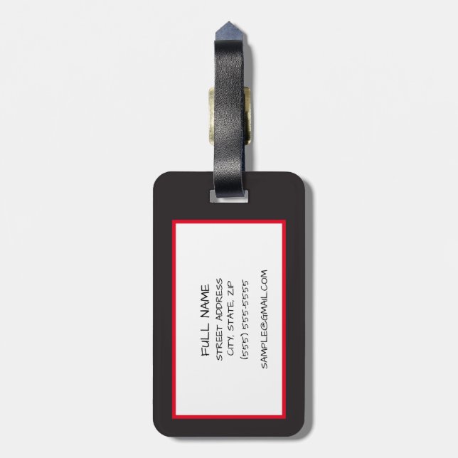LUGGAGE TAG (Back Vertical)