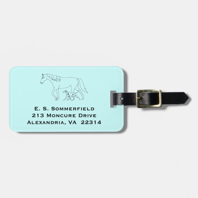 Luggage tag (Front Horizontal)