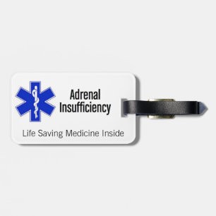 Luggage Tag: Ask me about Life-Saving Steroids Luggage Tag