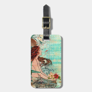 Luggage Tag CUSTOMIZE Mermaid by the SeaShore Tag
