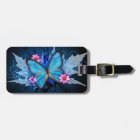 Luggage Tag - Design: Blue Butterfly