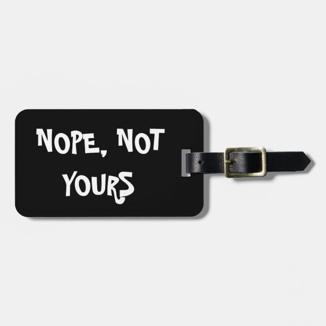 Luggage Tag For Common Bags (Front Horizontal)