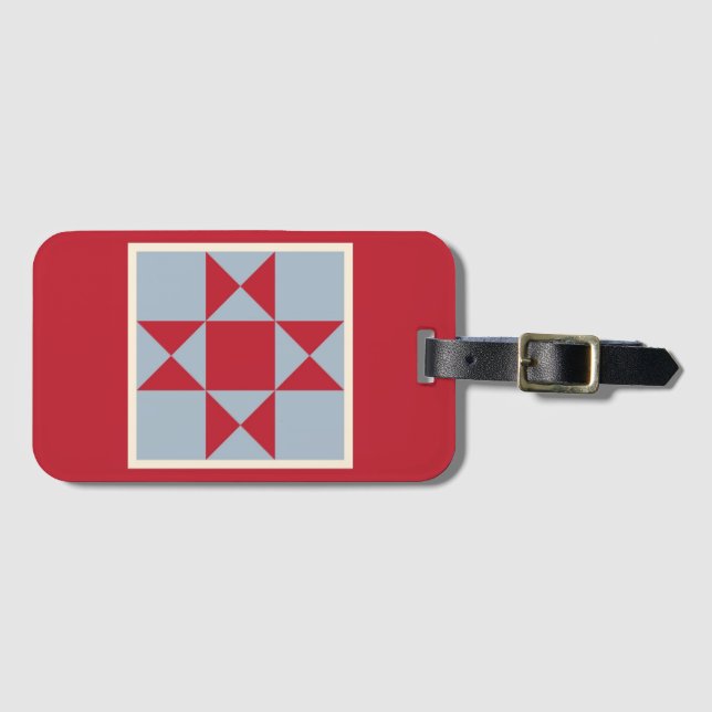 Luggage Tag - Ohio Star (Front Horizontal)