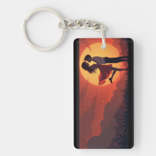 Luggage Tag red Key Ring