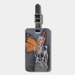 Luggage Tag Skeleton Day of the Dead Bag ID