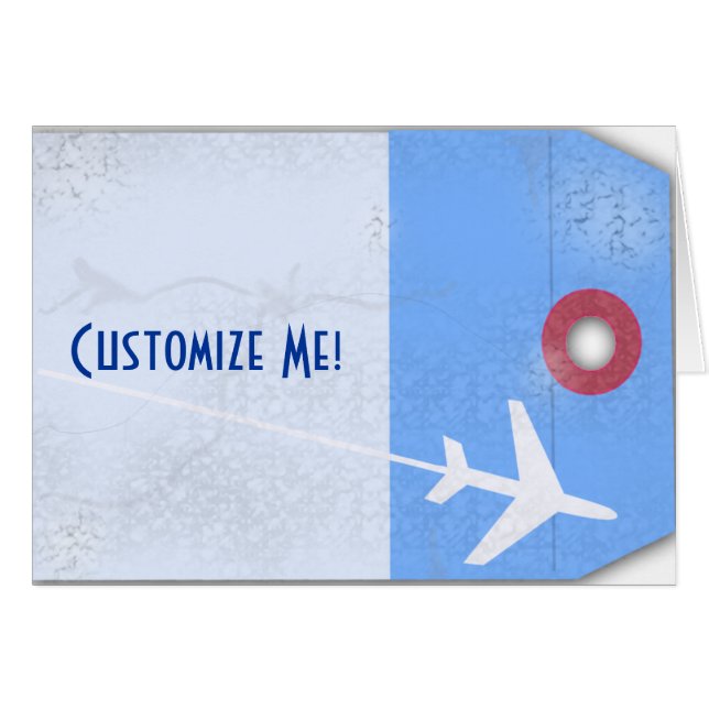 Luggage Tag Style (Front Horizontal)