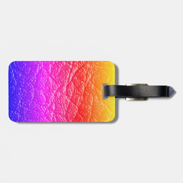 Luggage Tag  travel and holidays (Back Horizontal)