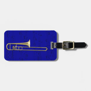 Luggage Tag - Trombone (alto) - Choose colour