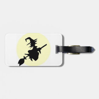 luggage tag,vintage, housewife, witch tag