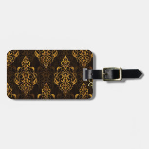 Luggage Tag w/ leather strap