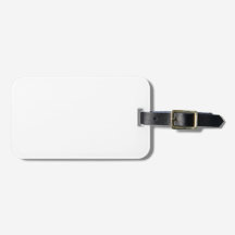 Luggage Tag w/ leather strap