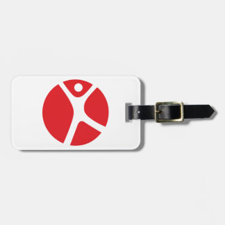 Luggage Tag w/ leather strap for Solo Travel