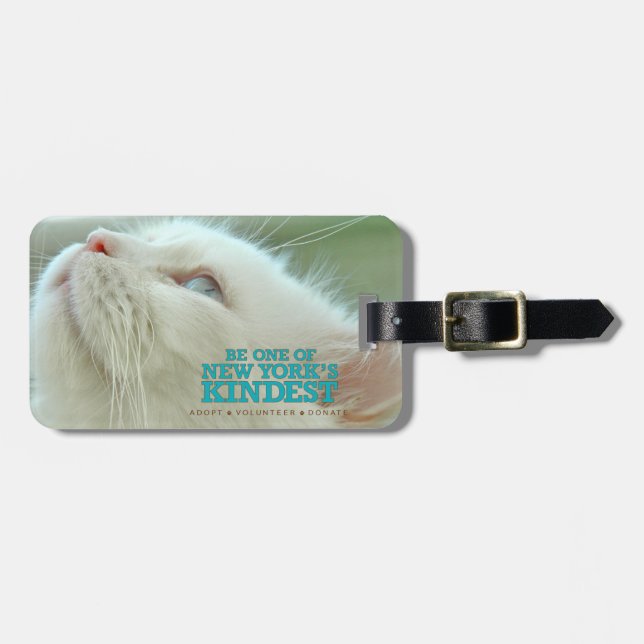 Luggage Tag "Walter the cat" (Front Horizontal)