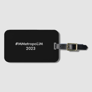 Luggage Tag with Business Slot/ mmetropolim design