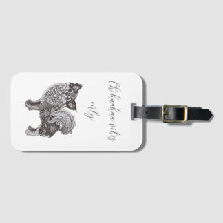 Luggage Tag with chihuahua