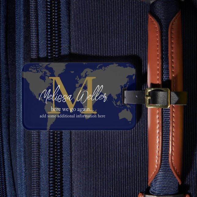 Luggage Tag with Name of the Traveller (Front Insitu 4)