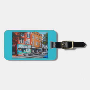 Luggage tag with Record Bar
