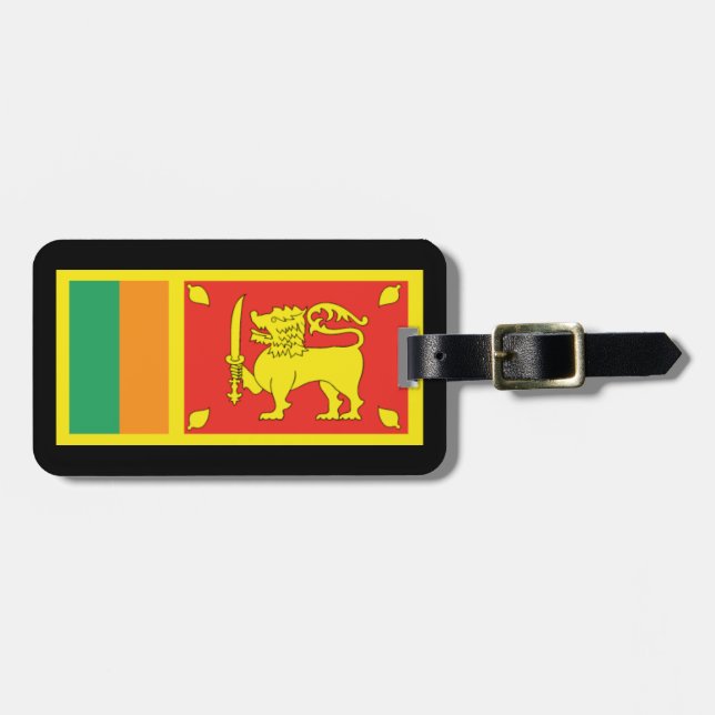 Luggage Tags of Sri Lanka (Front Horizontal)