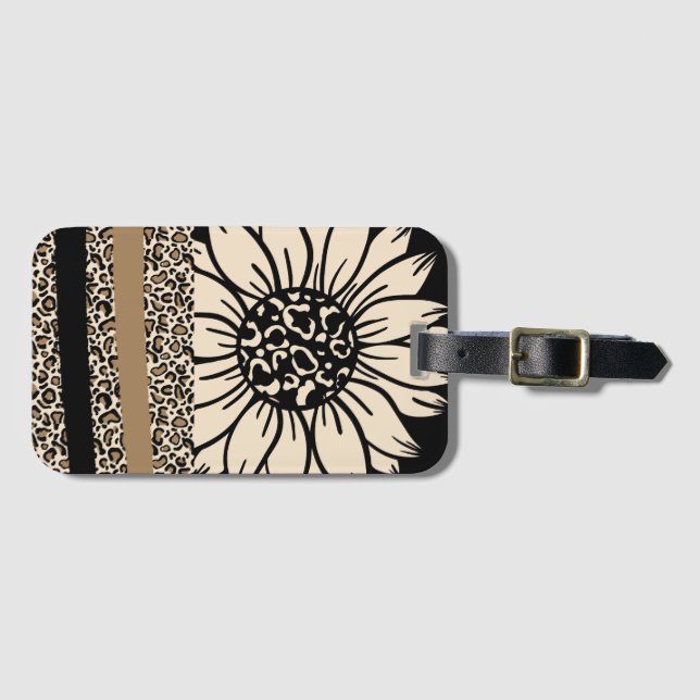 Luggage Tags: Sunflower Safari Tag (Front Horizontal)